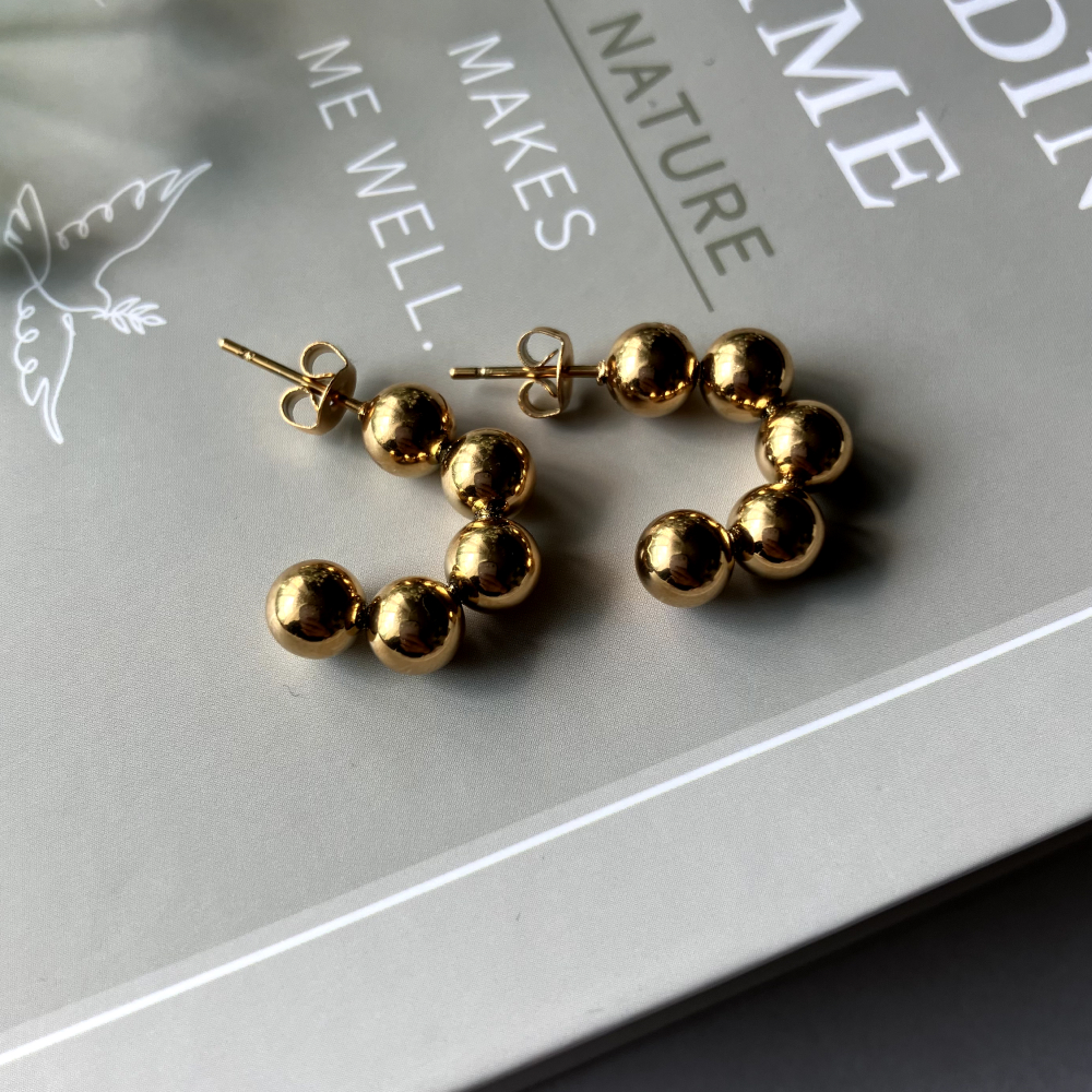 391P つぶつぶフープピアス | seasukii 