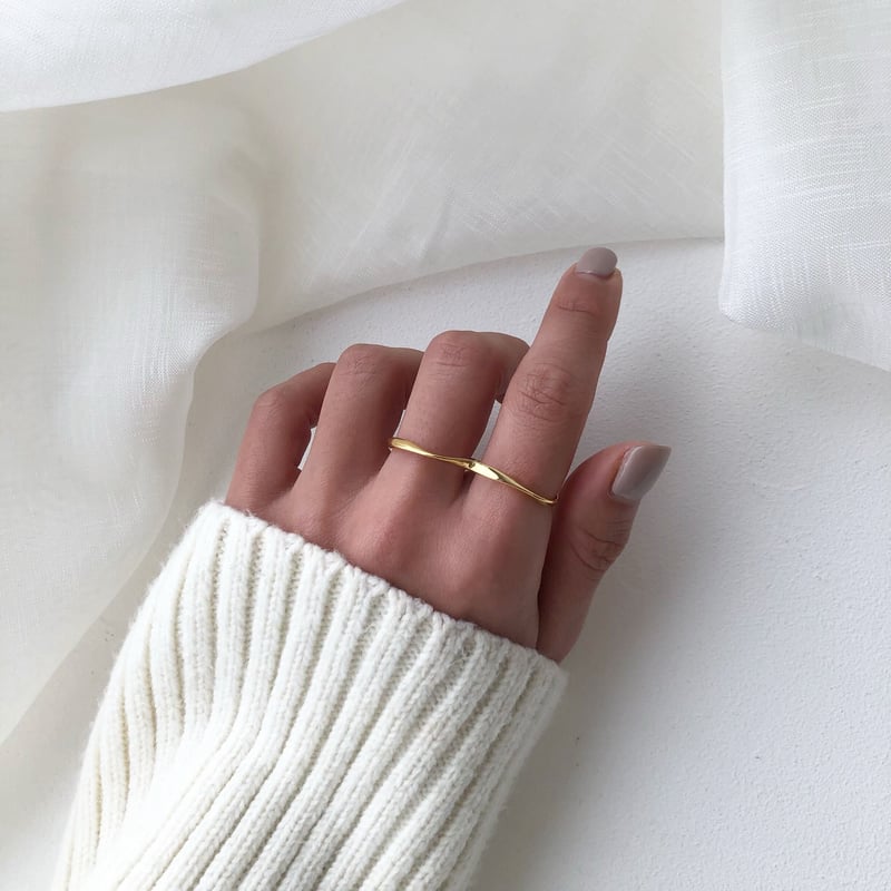 い*ご様 r.alagan ダブルフィンガー　リング r.alagan ダブルフィンガー リング ダブル リング