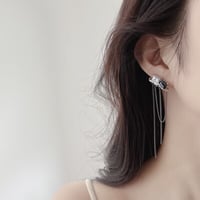156E　ニュアンスチェーンイヤリング