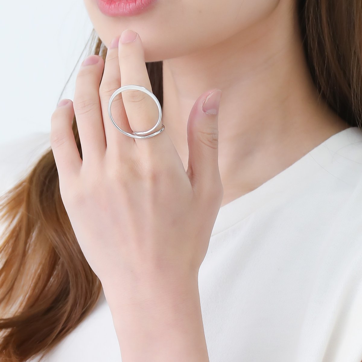 指輪・リング Rii 指輪・リング Rii リング ステンレス 梨地 ライン 指輪