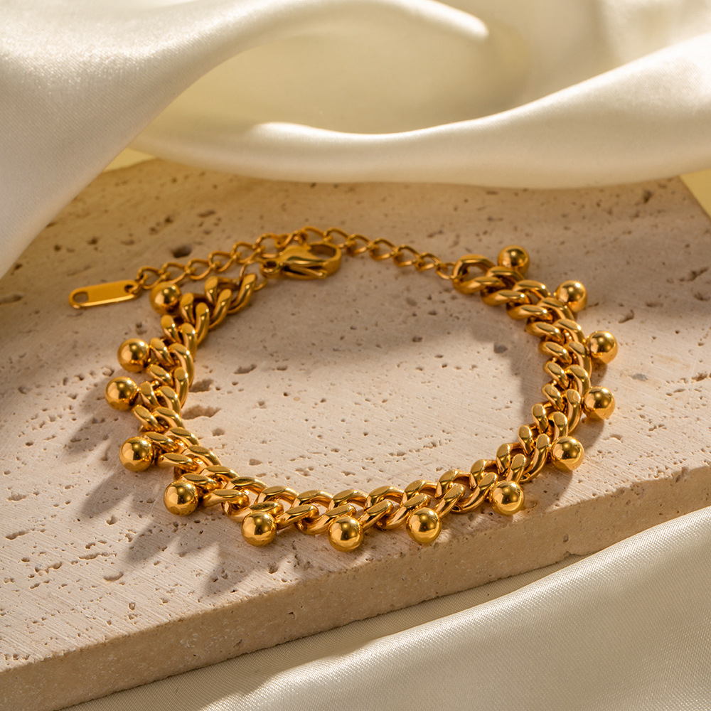 【シフォン♡】MHT チャームブレスレット スリッパ　未使用 72B ボリュームチェーンブレスレット ☆ timelesz寺西拓人さん着用