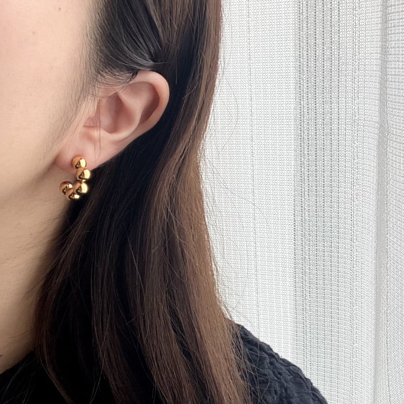 391P つぶつぶフープピアス | seasukii