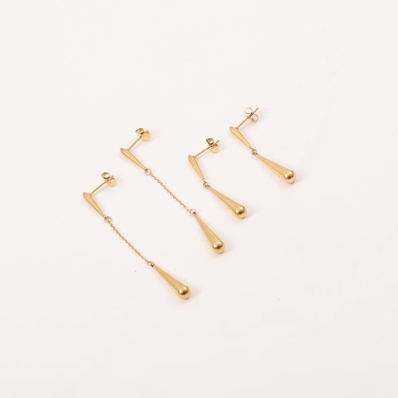 405P ウォータードロップピアス | seasukii