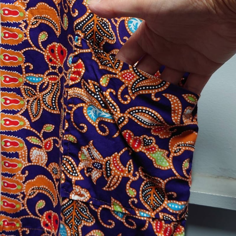 70's JAVA BATIK 総柄 半袖 バティックシャツ L | flat hand 70's JAVA BATIK 総柄 半袖 バティックシャツ L | flat hand