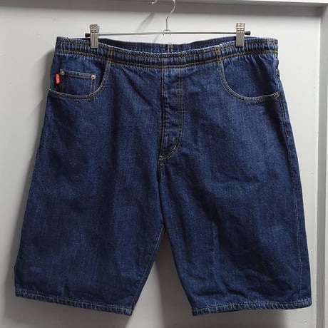 STUSSY “ROUGH & RUGGED DENIM” デニム イージーショーツ L ショートパンツ