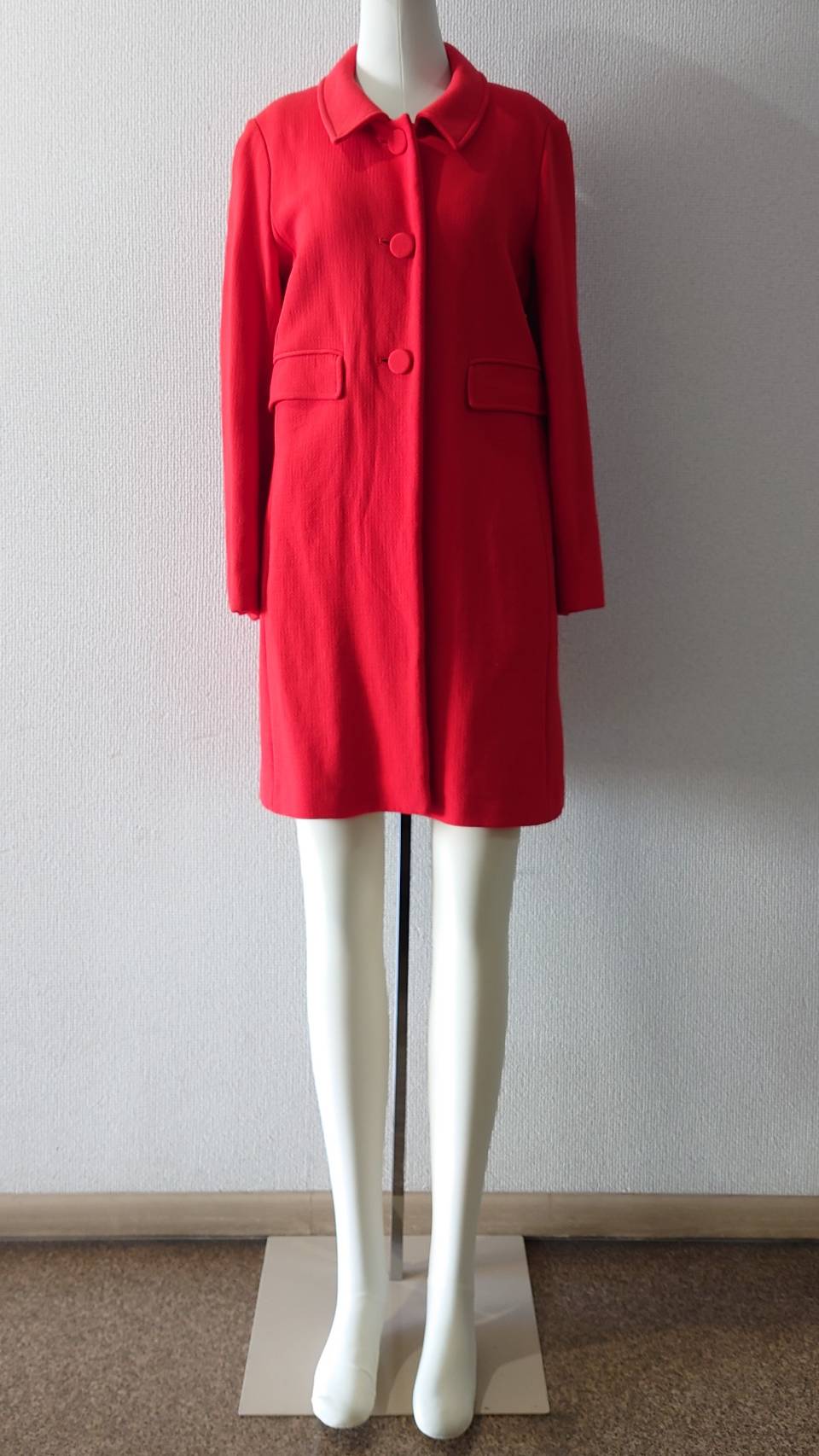 90s フランス製 アニエスベーオム 3ポケット ウールコート 美品 90s フランス製 アニエスベーオム 3ポケット ウールコート 美品