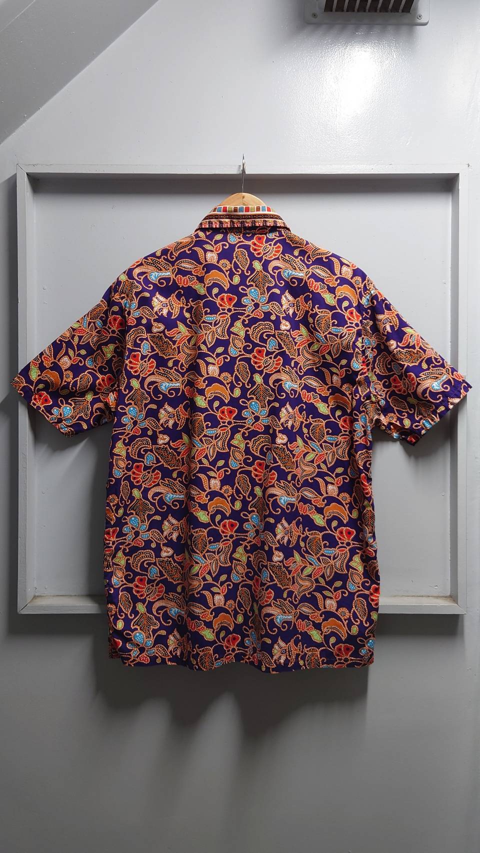 vintage ヴィンテージ batik バディック 総柄 半袖 シャツ 古着 fit=scale-down,w=1200
