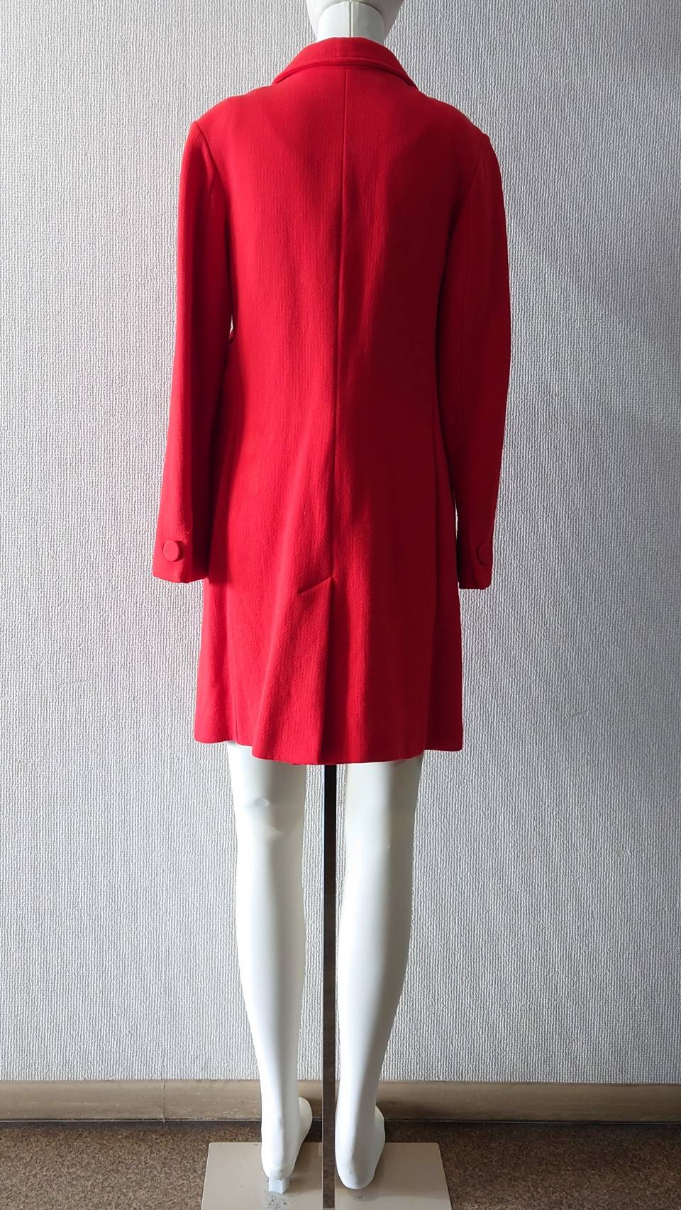 90's agnes b. 旧タグ フランス製 ウール ステンカラーコート