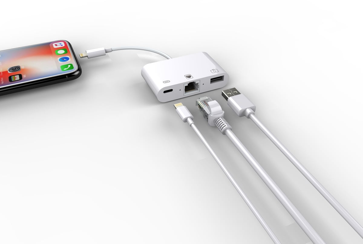 ほぼ新品】Nreal Air 埋め iPhone/iPadアダプターセット