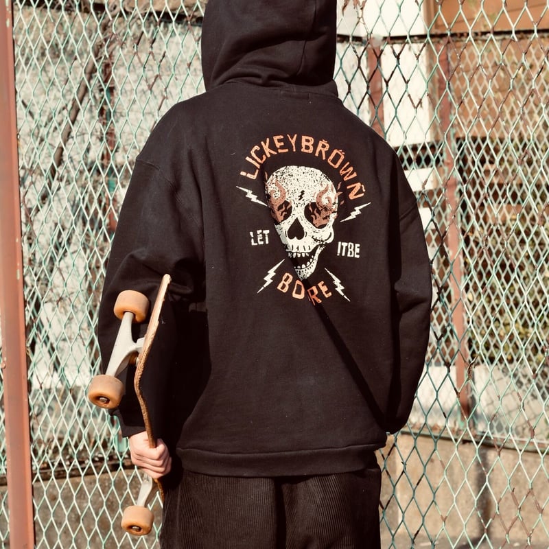 VINTAGE SKULL PARKER | LICKEY BROWN