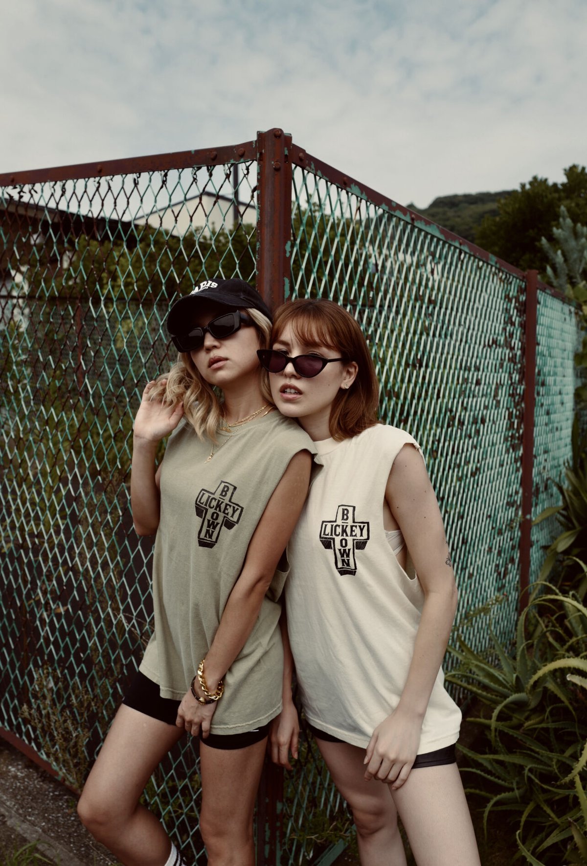 【新品未使用品】LGB BEWARE OF THE DOG タンク　初期 vintage dog tank （ホワイト） | LICKEY BROWN