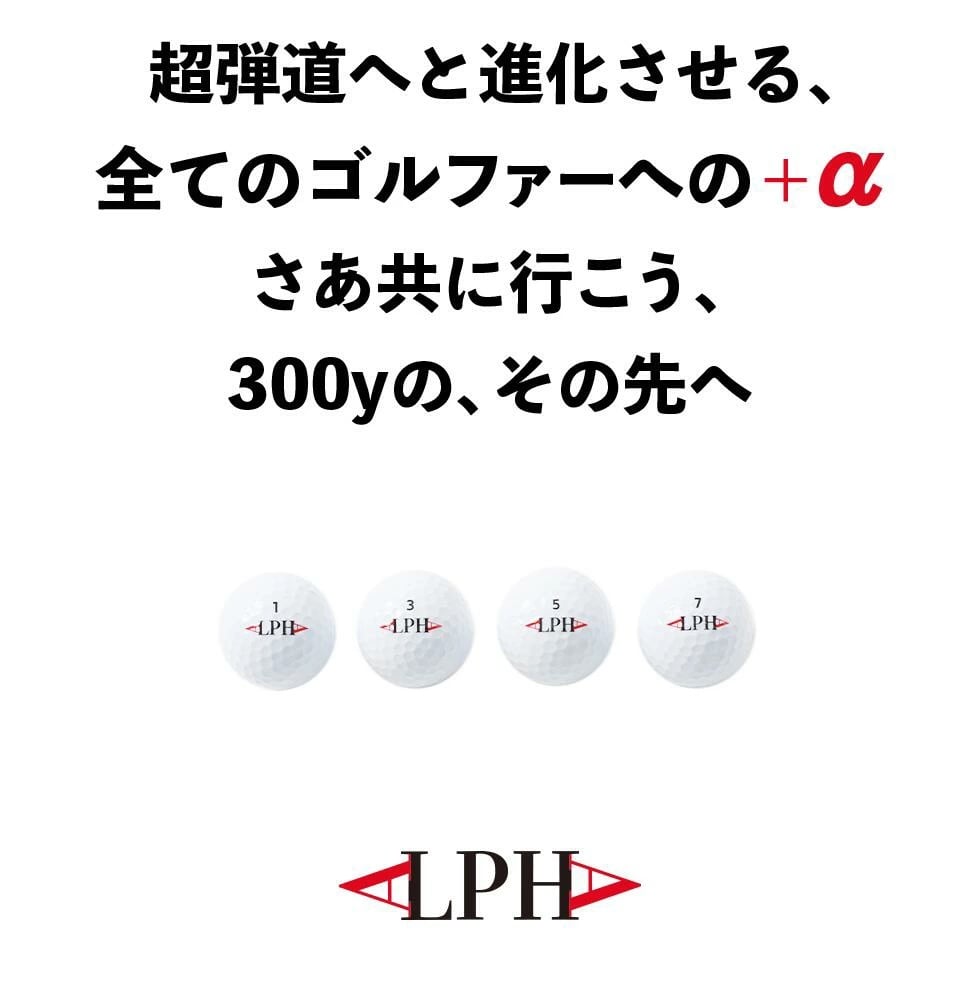 ALPHA(アルファ) ゴルフボール 1ダース (12個入) =RS300= 正規品 姜