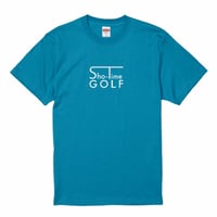 Sho-Time GolfロゴTシャツ　ターコイズブルー