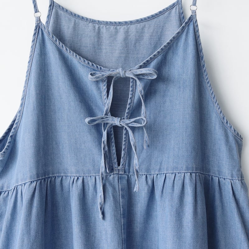 デニムキャミワンピース[41416431]natural mist | natural mis