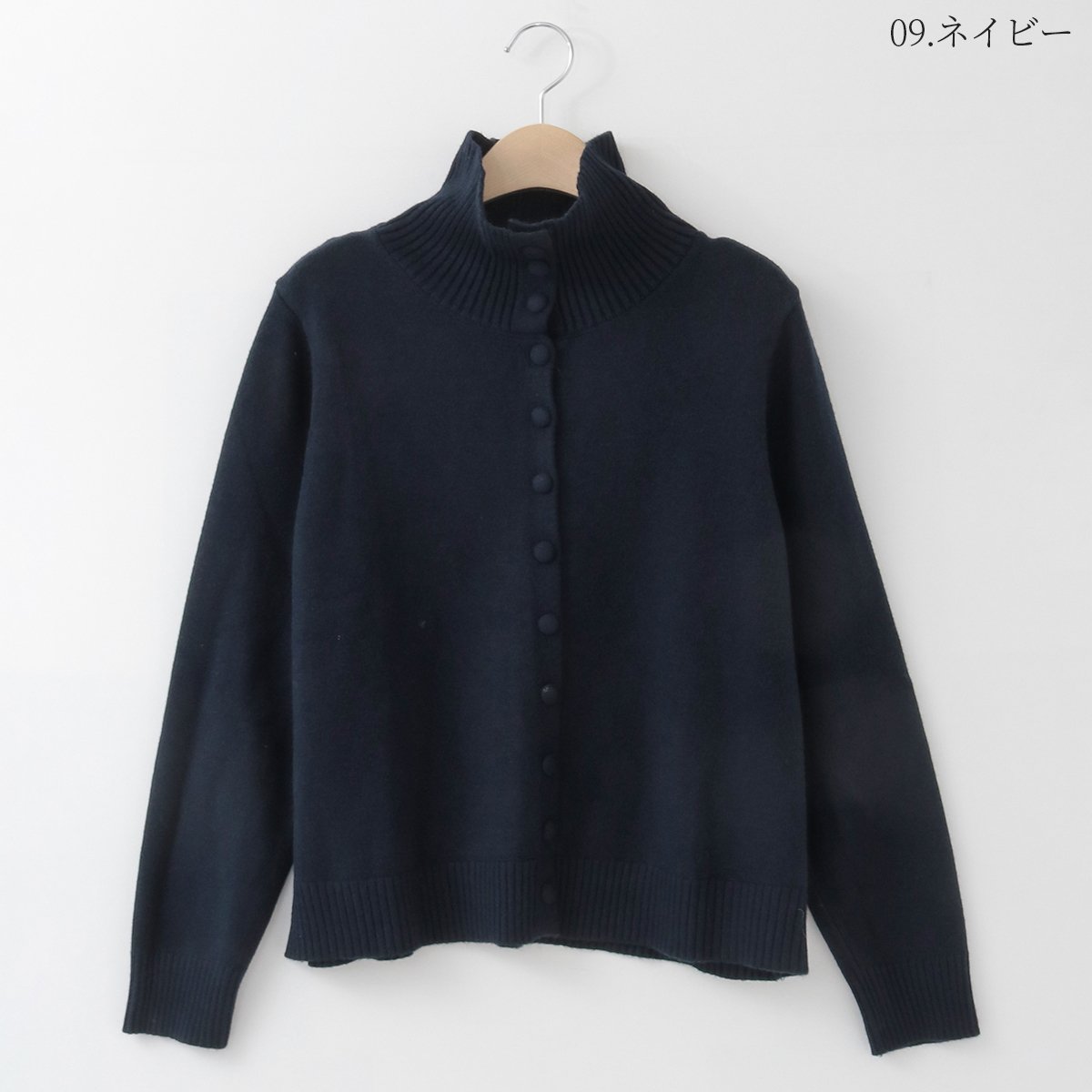 Naptime ニットカーディガン ブラック　未使用 Java ニット セーター 「Javaジャバコラボ」着こなし自由自在。2way