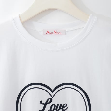 ハートフロッキーロゴプリントTシャツ

[14951318]&Noel