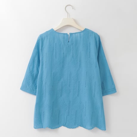 スカラップヘムコットンレースブラウス

[30113701]natural mist