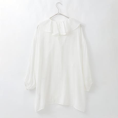 フリルカラーシアーシャツ[80643038]オンライン限定
