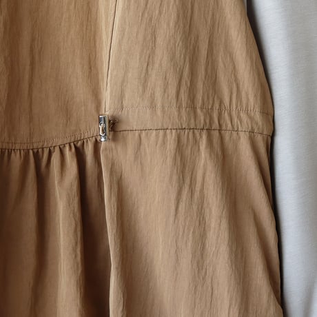 異素材ドッキングビスチェ切替ワンピース[61716367]natural mist