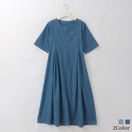 コットンウエストタックワンピース

[41416405]natural mist