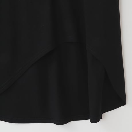 アシンメトリーヘムTシャツ[15612059]natural mist