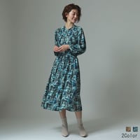 アートプリントピンタックワンピース

[41416310]natural mist