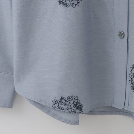 【洗える】フラワー刺繍デザインシャツ

[71213730]natural mist