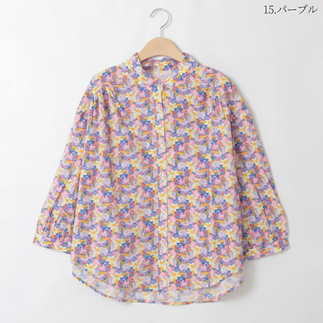 フラワープリントデザインブラウス

[41413565]natural mist