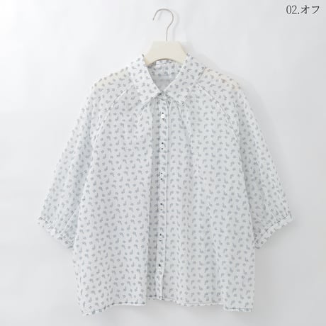 小花プリントラグランシルエットブラウス

[41413758]natural mist