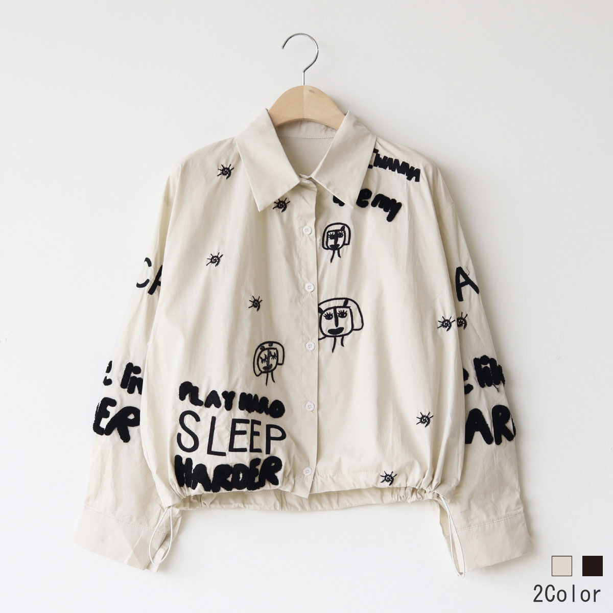 リトルバスターズ 能美クドリャフカ 刺繍ワークシャツ (Mサイズ) ☆限定☆クドリャフカ刺繍ワークシャツ [リトルバスターズ