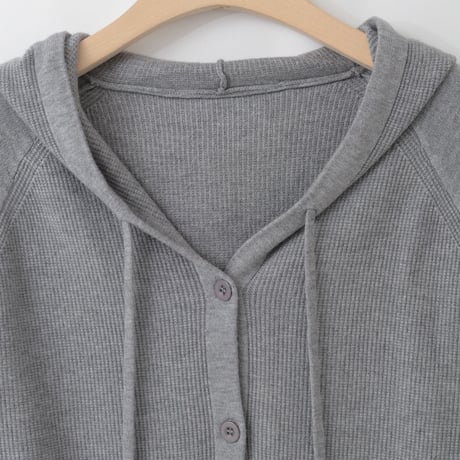 ワッフルニットフーディーカーディガン

[41412463]natural mist