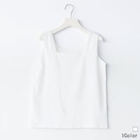 【COOL TUCH/2WAY】前後2wayコットンタンクトップ[22011575]naturalmist