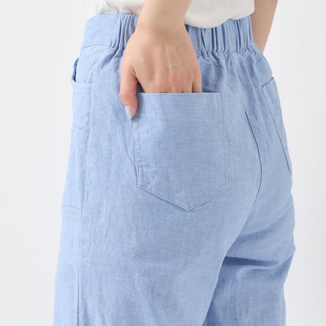 デザインポケットワイドパンツ[31917157]natural mist