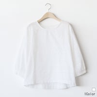 小花刺繍コットンブラウス[41413665_02]natural mist