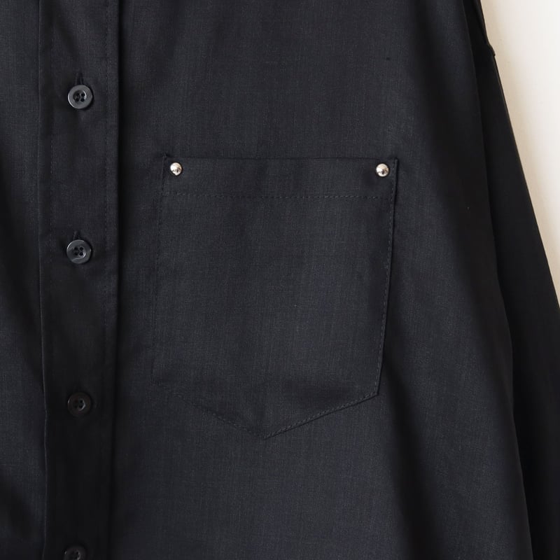 ノーカラーシャツブルゾン[71214289]natural mist | natural mi
