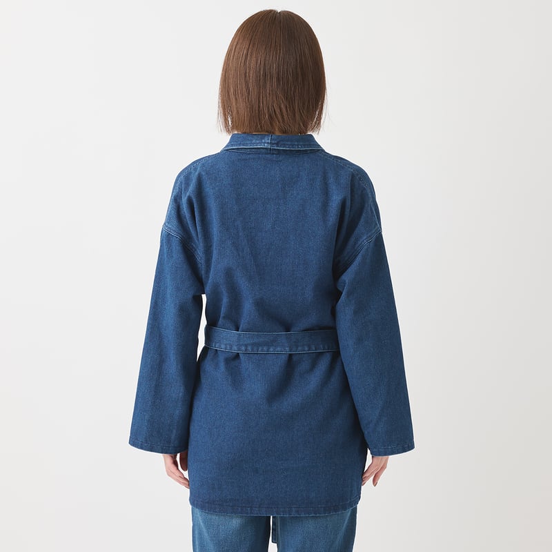 デニムロングジャケット[41414162]natural mist | natural mis