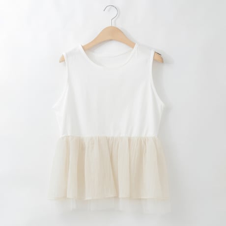 【セットアイテム】ペプラムタンクトップ×ナイロンブルゾン

[30114412]natural mist