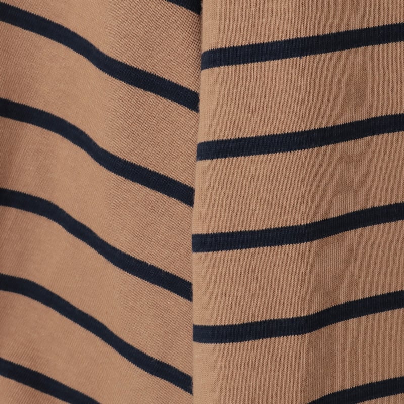 モチーフ刺繍ボーダーカットソー[30111369]natural mist | natural