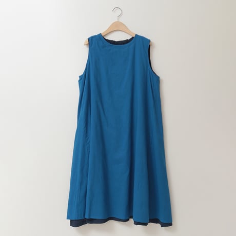 【リバーシブル】サークル刺繍ノースリーブワンピース[61716221]natural mist