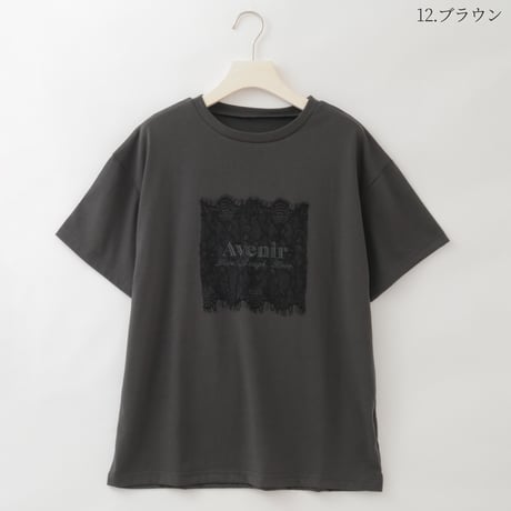 【接触冷感/UVカット】刺繍レースアクセントTシャツ

[42251322]&Noel