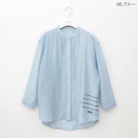 ロゴアクセントシアーシャツ[15523211]capricious