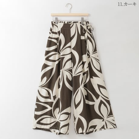 モチーフプリントタックワイドデザインパンツ

[14917329]natural mist