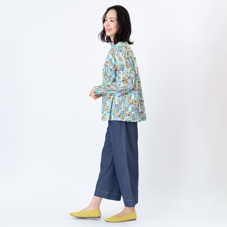 アートプリントシャーリングデザインブラウス

[30113673]natural mist