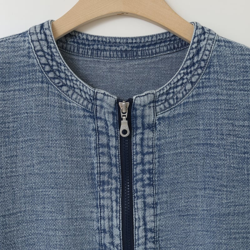 デニムライクジップアップ ジャケット 【公式通販】