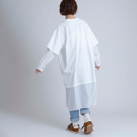 レイヤード風オーバーサイズワンピース[15846051]オンライン限定