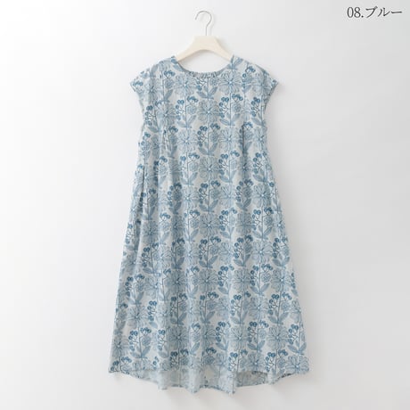 コットンリネンフラワープリントワンピース

[41716391]natural mist