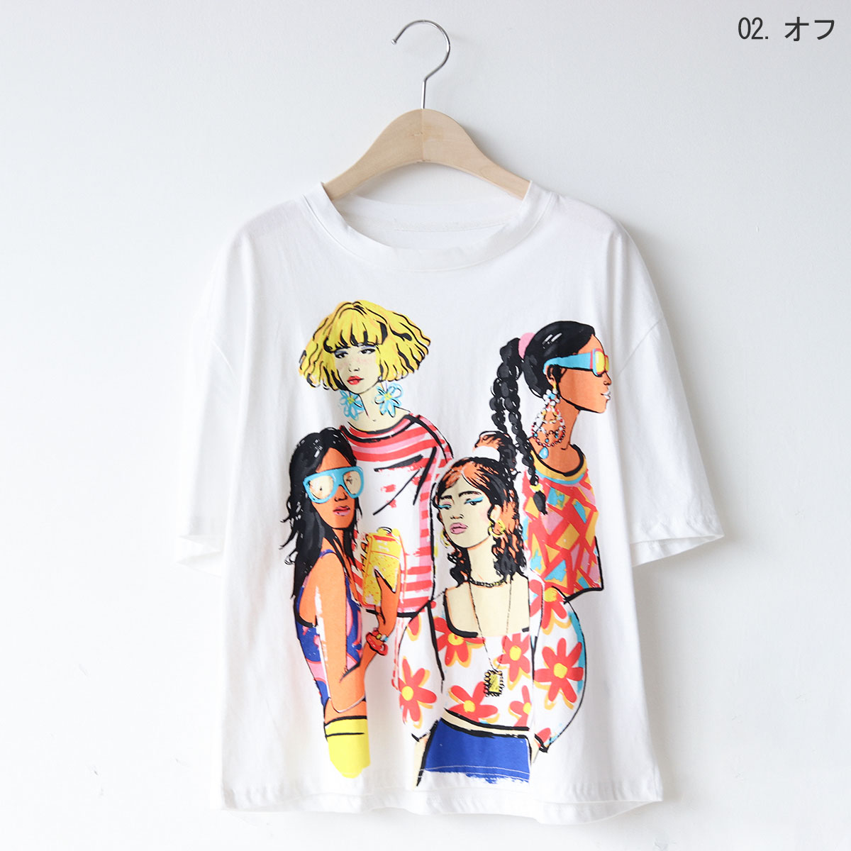 サンプルSALE】ポップイラストTシャツ[Sample53] | natural mist