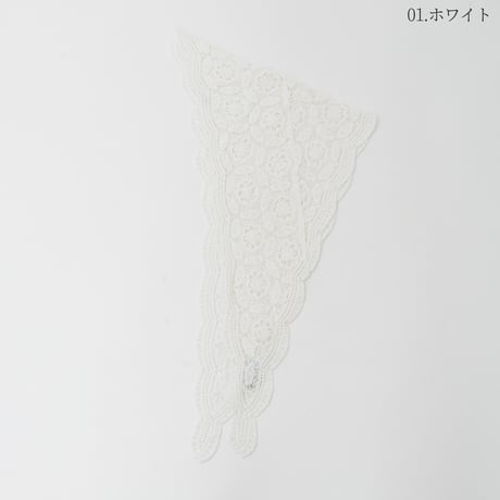 フラワレーススカーフ  [61318216]natural mist