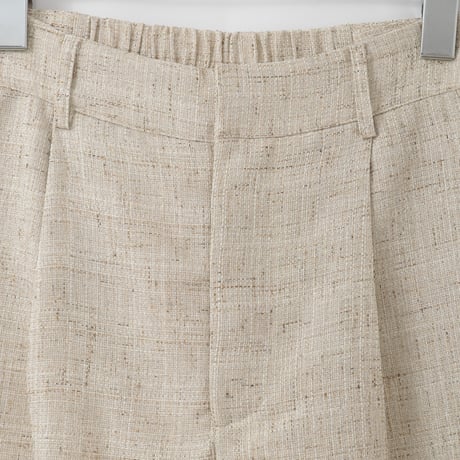 リネンライクタックデザインパンツ[15847034]オンライン限定