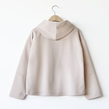 コード刺繍フーディーパーカー[61714430]natural mist